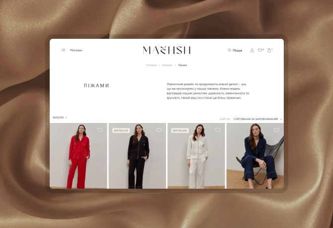 Mashsh — high-end fashion brand